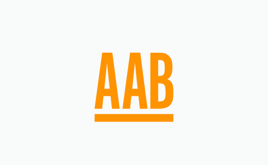 AAB logo in incorrect brand colour